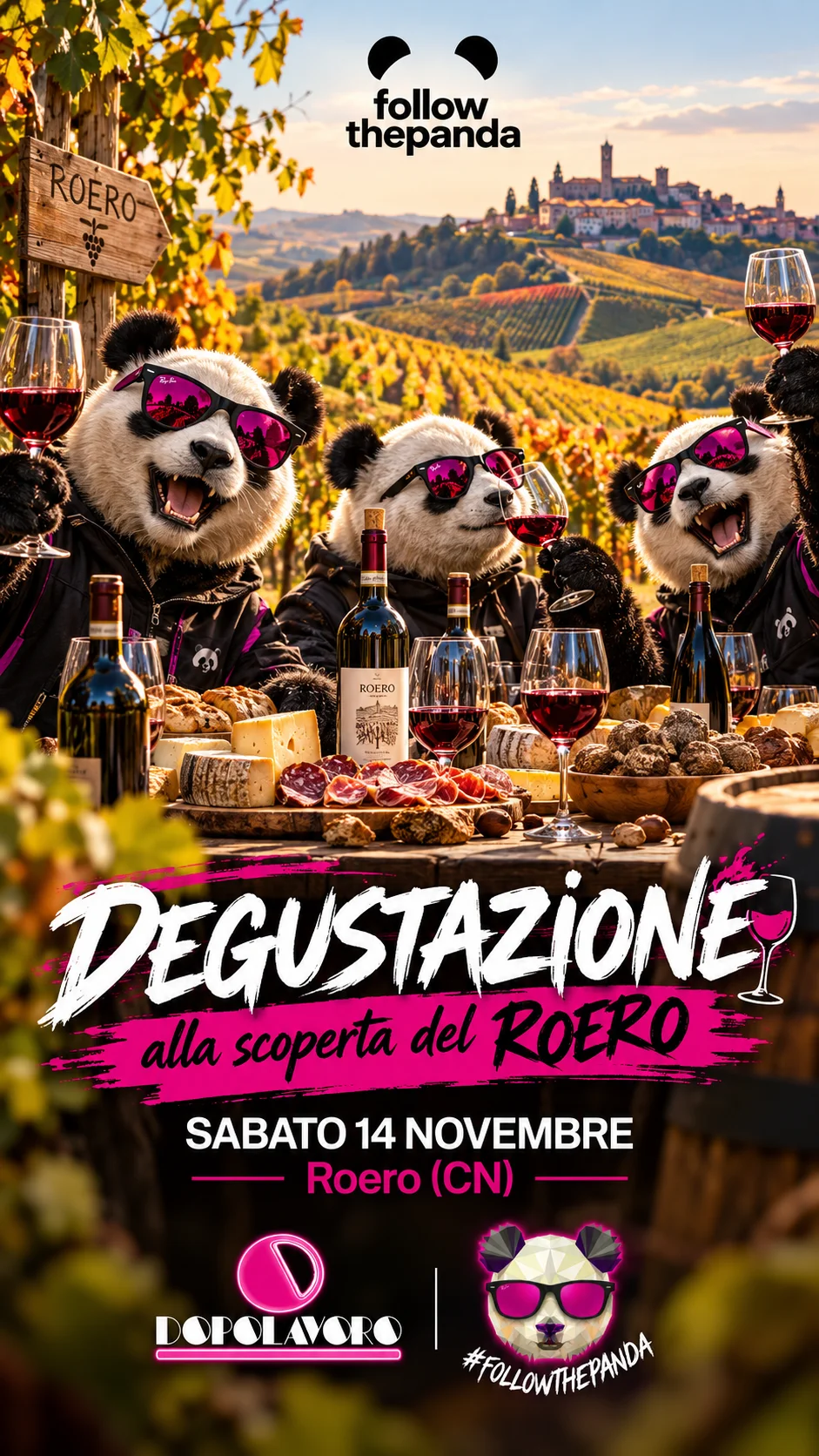 Locandina di Panda alla scoperta del Roero