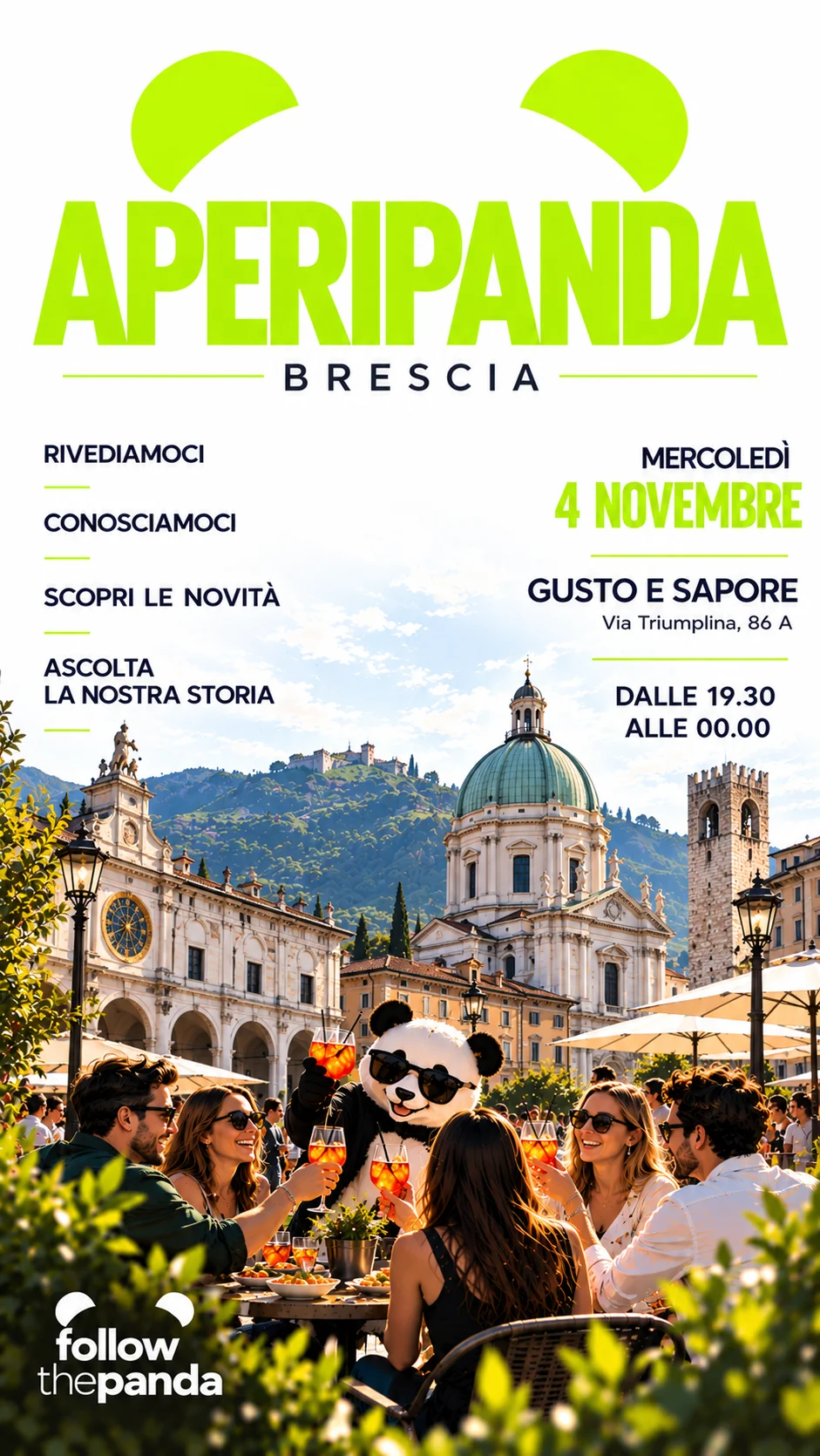 Locandina di Aperipanda · Brescia