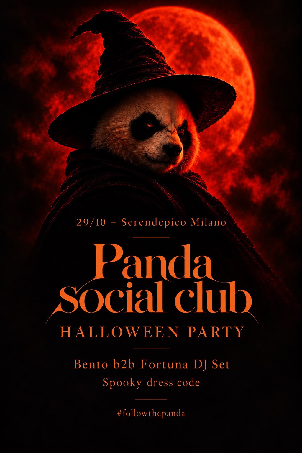 Locandina di HALLOWEEN PARTY • PANDA SOCIAL CLUB