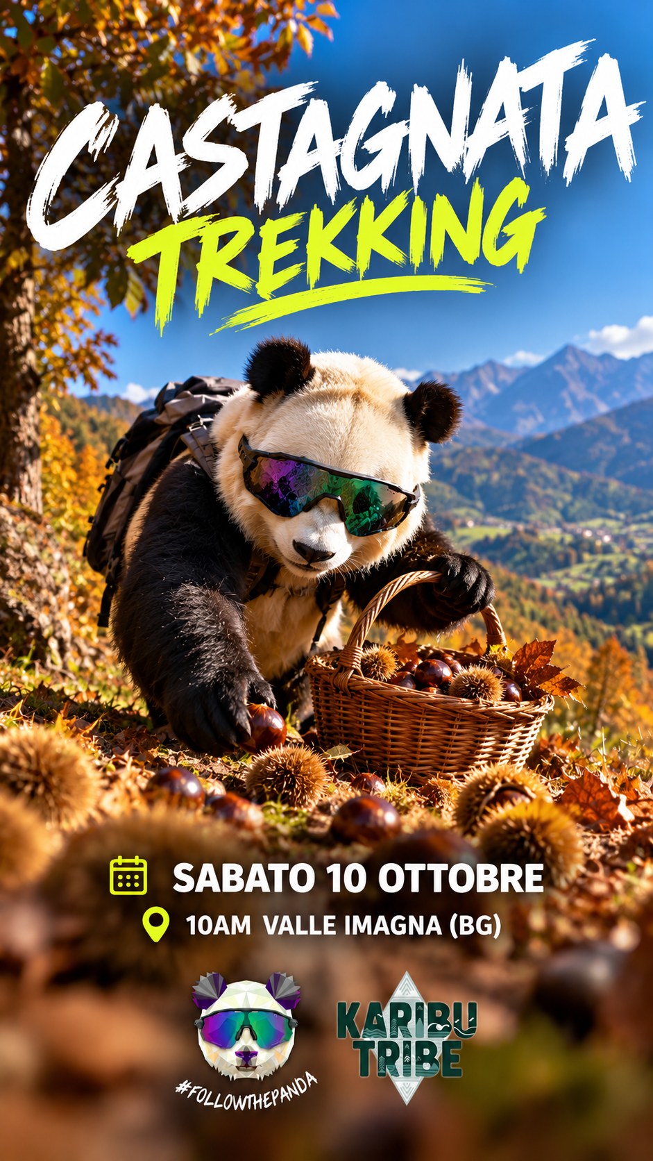 Locandina di Castagnata sul Sentiero del Castagno