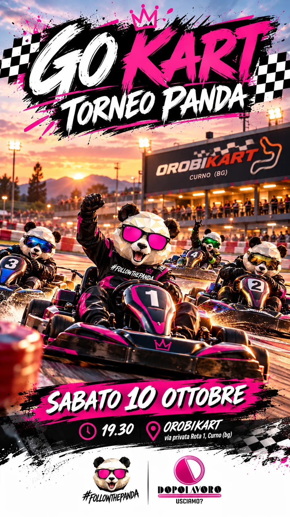 Locandina di 🐼🏎️ GO KART — TORNEO PANDA 🏁